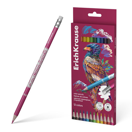 Picture of EK PENCIL COLOURS ERASABLE 12 PACK